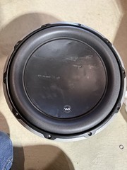 JL Audio 12W6v2-D4 Subwoofer Fully Working Old School Sub