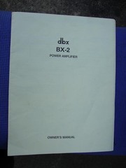 Awesome DBX BX-2 Power Amplifier w/ OEM Box & Manual – Tested