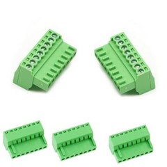 5 PCS 8 Pin 2.54mm Pitch Screw Terminal Block Connector 8 Pin Male Plug-5 PCS