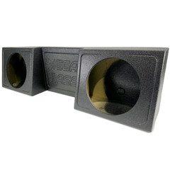 Regular Cab / Single Cab 12″ Dual Sub Box Subwoofer Enclosure Gm Ford Dodge