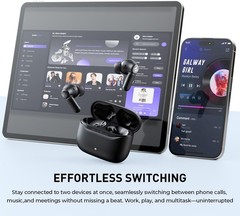 Bluetooth 6.0 Noise Cancelling Earbuds with 30+ Hours Playtime & Spatial Audio