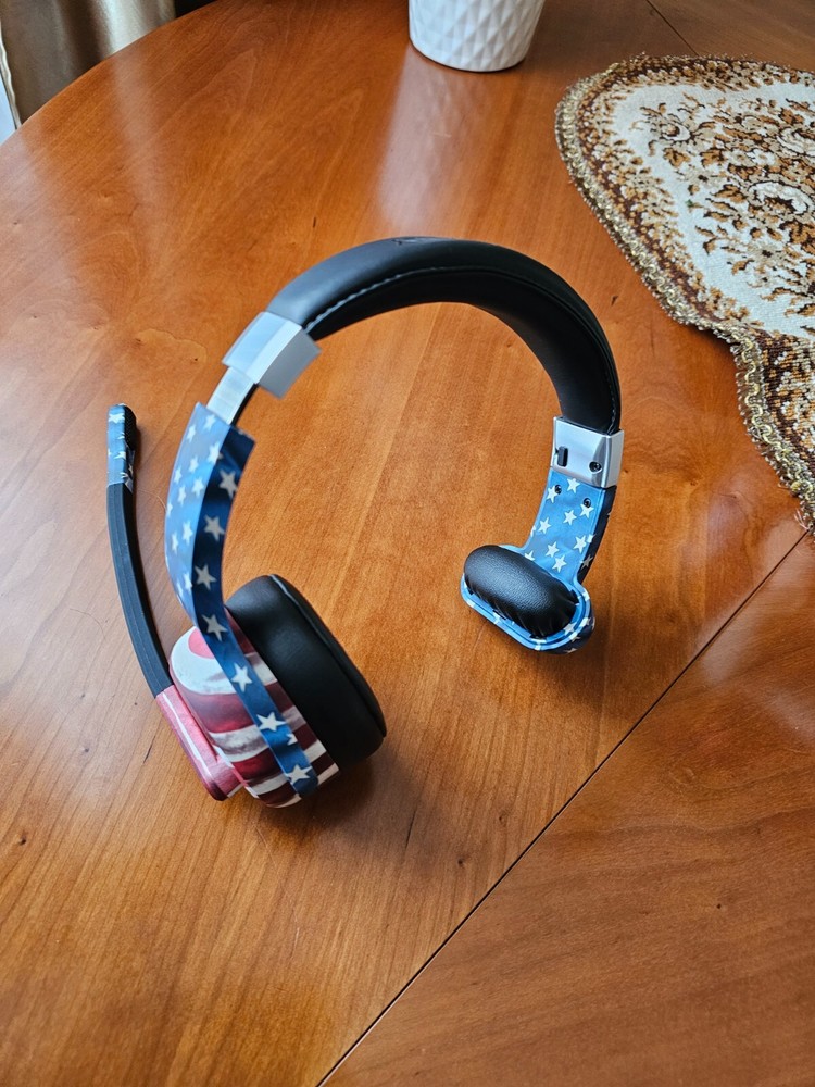 Rand McNally ClearDryve CD100 Bluetooth Headset Headphones , American Flag