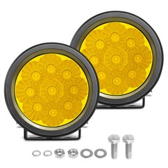 2x 3.5″inch Round LED Work Light Bar Flood Pods Fog Driving Lamp Offroad 4WD SUV