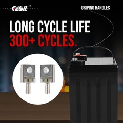 2pack 12V 33Ah Deep Cycle Trolling Motor Marine Battery in Series 24V 36V 48V