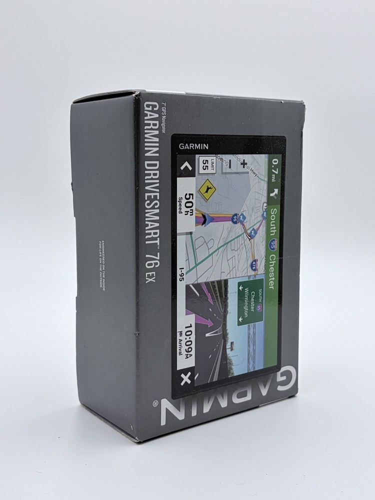 Garmin DriveSmart 76 EX 7″ GPS Navigator: High Resolution Maps / NEW, FREE SHIP.