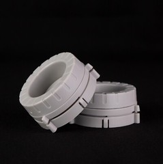 2X Studevox Off-White Nab Hub Adapters Clamp For 1/4″ Inch Open Tape Reels