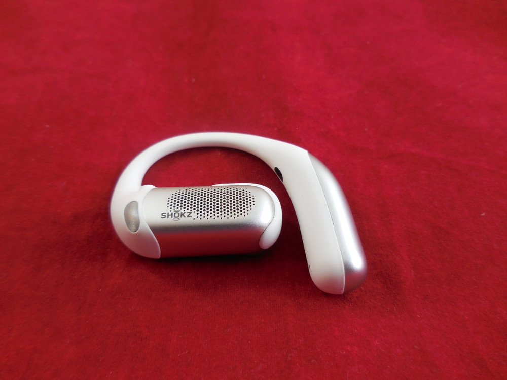 Shokz -OpenFit Pro Open-Ear True Bluetooth Noise Replacement Left earbud White