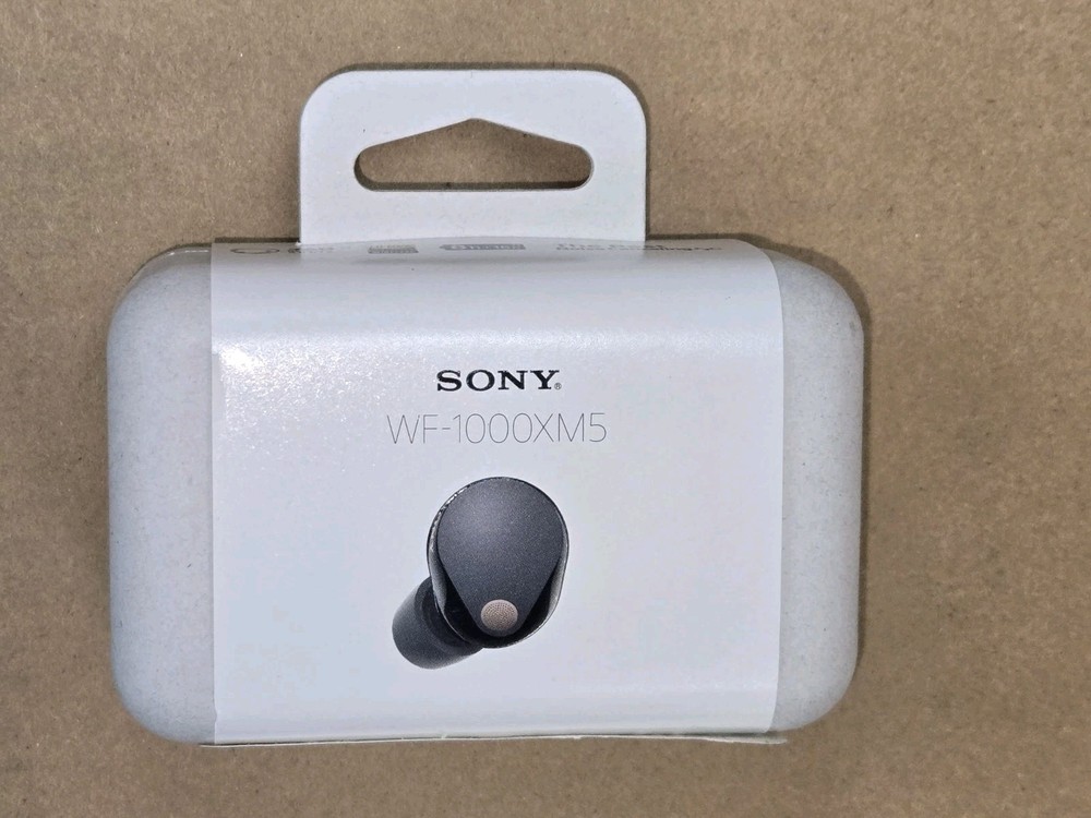 New & Sealed! Genuine Sony WF-1000XM5 Wireless Headphones Earbuds – Black NIB!