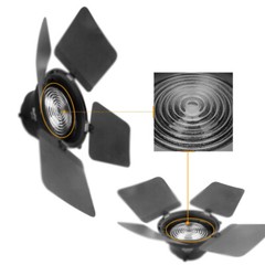 1PC Glass Spotlight Fresnel Lens Photography Television Tungsten Lens IP23