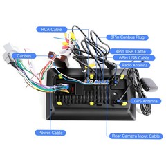 For Chrysler 300C 2004-2007 Android 15 Carplay Car Stereo Radio GPS Navi WIFI BT