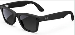 Ray-Ban Meta Wayfarer Smart Glasses Polarized Lenses RW4006 Matte Black Graphite