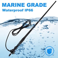 6.5 inch 240W Marine Speakers System Waterproof w/Audio Stereo Radio + Antenna