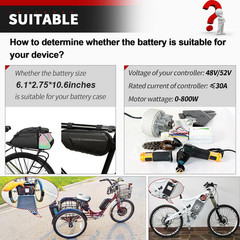 48V Lithium LiFePO4 16Ah Batterie for Motor.DIY Projects and Outdoor Equipment。