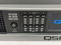QSC CXD 4.3Q 4-Channel Network Processing Amplifier, Q-SYS DSP Amp.