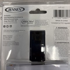 Jensen MR-80 AM/FM Portable Pocket Radio Small Compact NEW for Seniors Emergency