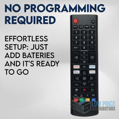 New Original LG TV Remote with Netflix Disney+ Prime Video Keys | AKB30085202