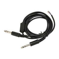 Aviation Headphone Cable Flexible 6.6ft Replacement Cable For David Clark AVCOMM