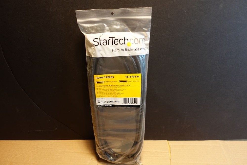 StarTech 5m 16.4ft High Speed Ultra HD 4k x 2k HDMI Cable HDMI to HDMI