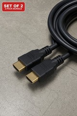 HDMI to HDMI Cable 6FT 4K Set of 2 for HDTV Monitor PS5 PS4 Xbox Blu-ray Player