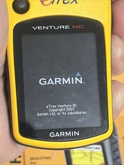 GARMIN eTrex Venture HC Yellow Handheld Satellite GPS Navigation Camping Hiking