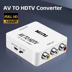 RCA AV to 1080P HDMI HD Converter Composite CVBS Video Adapter Wii NES SNES