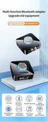 Bluetooth 5.0 Audio Receiver Transmitter AUX RCA USB TF Wireless Adapter for TV