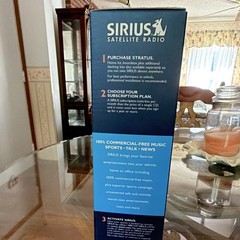 Sirius Stratus Plug & Play Portable Satellite Radio with Vehicle Kit, Blue/Black