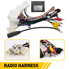 For Toyota Car Stereo Radio Power Harness Cable Wire Adapter Support JBL AMP
