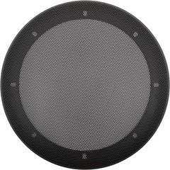 ABS Plastic Frame Metal Mesh Grill Covers – 8″ Black 2Pcs