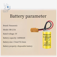 1 PCS NEW Panasonic BR-2/3A Battery Cable with Plug PLC Industrial Control FANUC