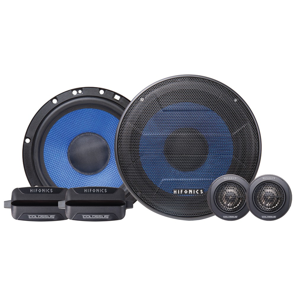 Pair Hifonics HCC65C 6.5″ 150w Component Car Audio Speakers w/Aluminum Tweeters