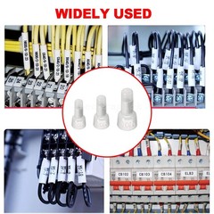 350PCS Closed End Crimp Cap12-10 16-14 22-18 AWG Gauge Wire Connector Terminal