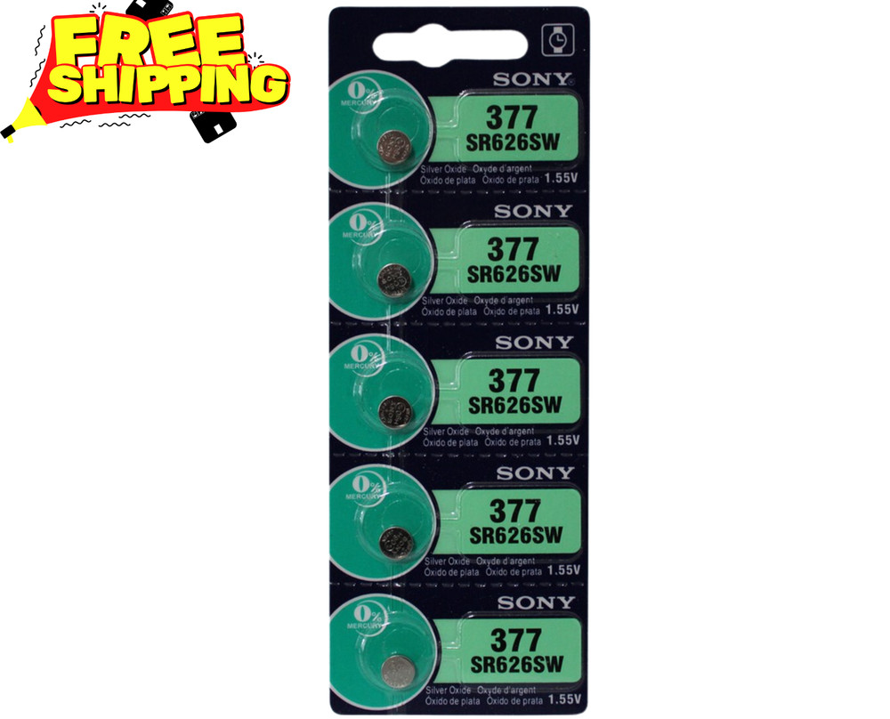 Sony 377 SR626SW / Exp. 2030 / 5 Pcs