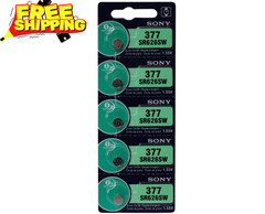 Sony 377 SR626SW / Exp. 2030 / 5 Pcs