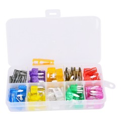 120pcs MINI Blade Fuse Assortment Auto Car Motorcycle SUV FUSES Kit APM ATM US
