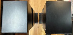 B&W BOWERS AND WILKINS CM1 CM2 CONCEPT 90 FLOOR STANDING SPEAKERS PAIR SET