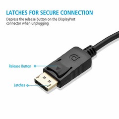 Display Port to HDMI Cable DP Adapter Converter Audio Video PC HDTV 1080P 60Hz