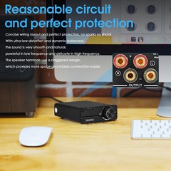 Nobsound 100W×2 Mini Class D Digital Power Amplifier HiFi Stereo Audio Amp