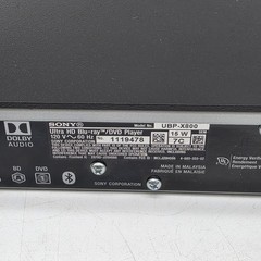 Sony UBP-X800 Upscaling 4K Ultra HD Blu-Ray DVD, High Resolution SACD Player