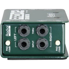 Radial Engineering ProD2 2-channel Passive Instrument Direct Box with Calrad 55-