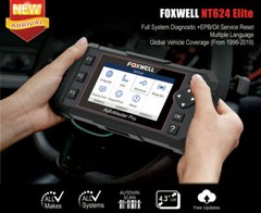 Foxwell NT624 Elite All System Car OBD2 Scanner Diagnostic Scan Tool EPB Oil SRS