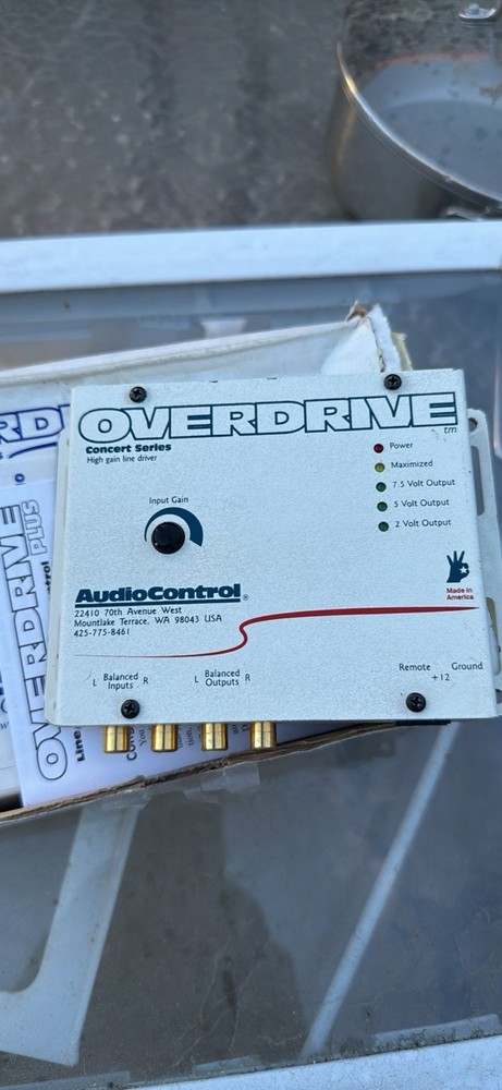 AUDIO CONTROL Overdrive High Gain Lever Line Driver