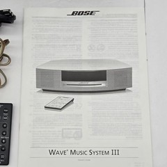 Bose Wave Music System III w/Remote Graphite Gray Tested Works Great