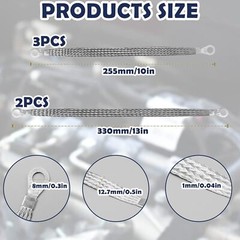 Universal Engine Ground Strap Automotive Vehicle Grounding Straps for Most Cars