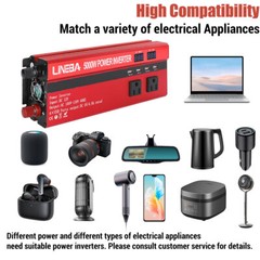 5000W 3000W Power Inverter, Car RV Camping DC 12V/24V to AC 110V USB Converter