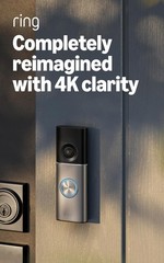 Ring -Wired Doorbell Pro (3rd Gen) Retinal 4K for ultra-clear video 10x Zoom