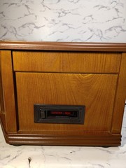 EMERSON NR303TT 4 IN 1 WOOD STEREO SYSTEM CD RADIO CASSETTE TURNTABLE WORKS