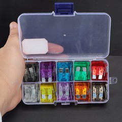 100pcs Car Automotive Medium Standard Fuses Auto Blade Fuse Assortment Kit APM