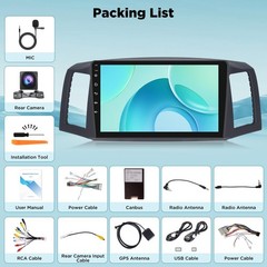 10.1″ Wireless Carplay Android Auto Stereo for 2004-2007 for Jeep Grand Cherokee