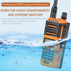 UV 9R PRO Walkies Talkie VHF UHF Dual-Band Two-way Radio 10W FM Ham Radios